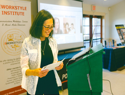 Kaiko Nakamura presenting her story